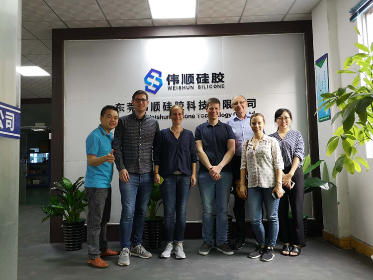 德國客戶來91视频APP免费參觀洽談業務